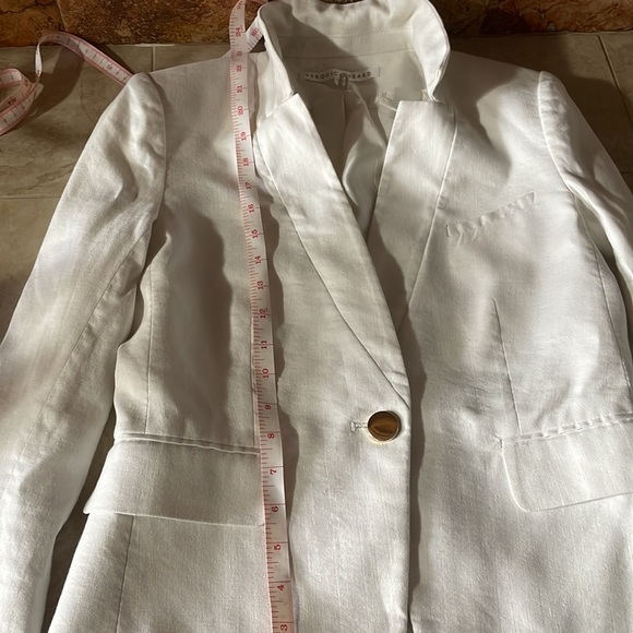 Veronica Beard Women’s Blazer Dickey Jacket White Off White Single button Size 2 - Picture 14 of 16